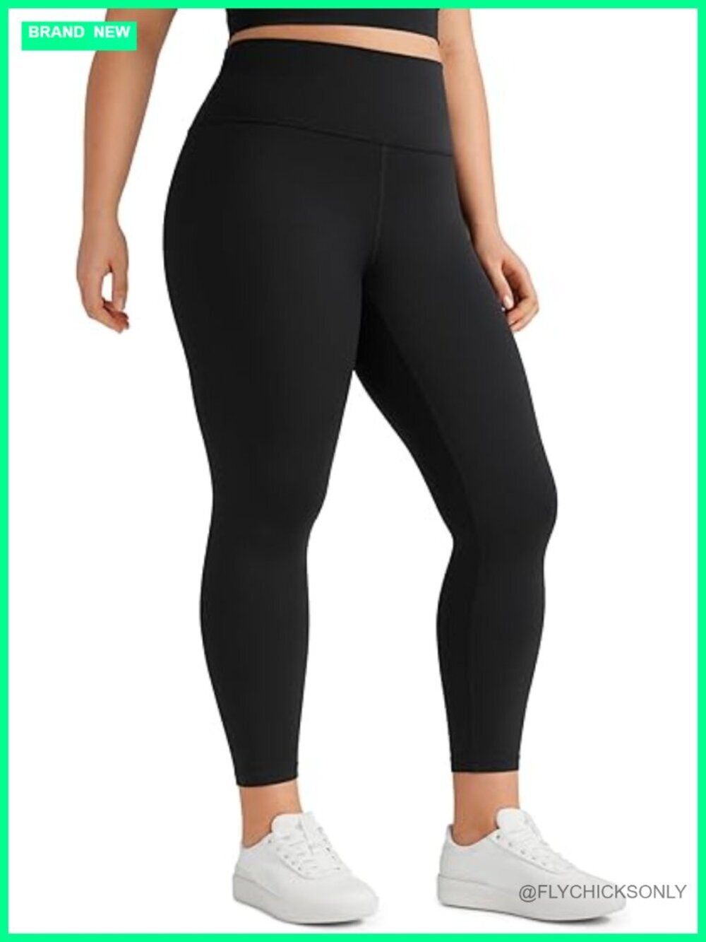 Butterluxe Plus Size Leggings 25" High Waisted Buttery Soft Workout Pants